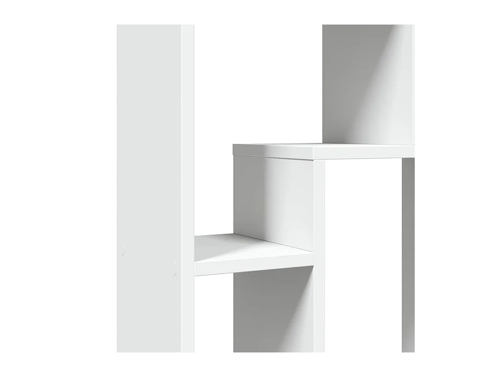 Bücherregal Weiß 63x20x90 cm Holzwerkstoff