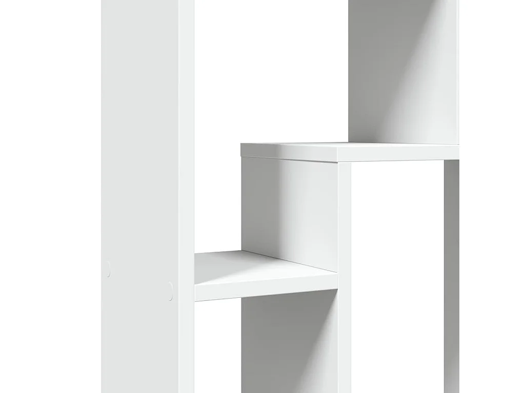 Libreria Bianca 63x20x90 cm in Legno Massello