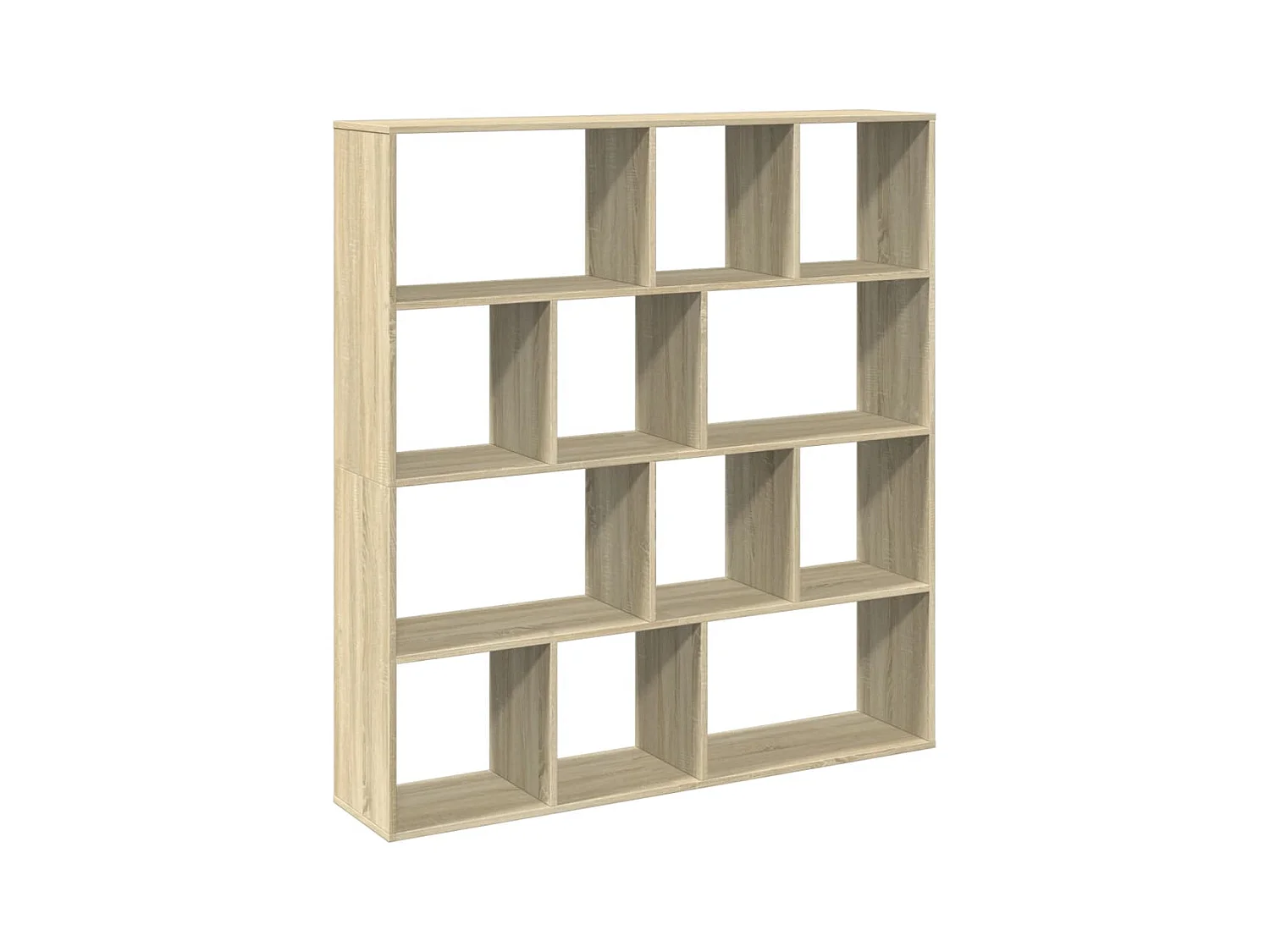 Estante 132x29x141,5 cm derivados madeira cor carvalho sonoma