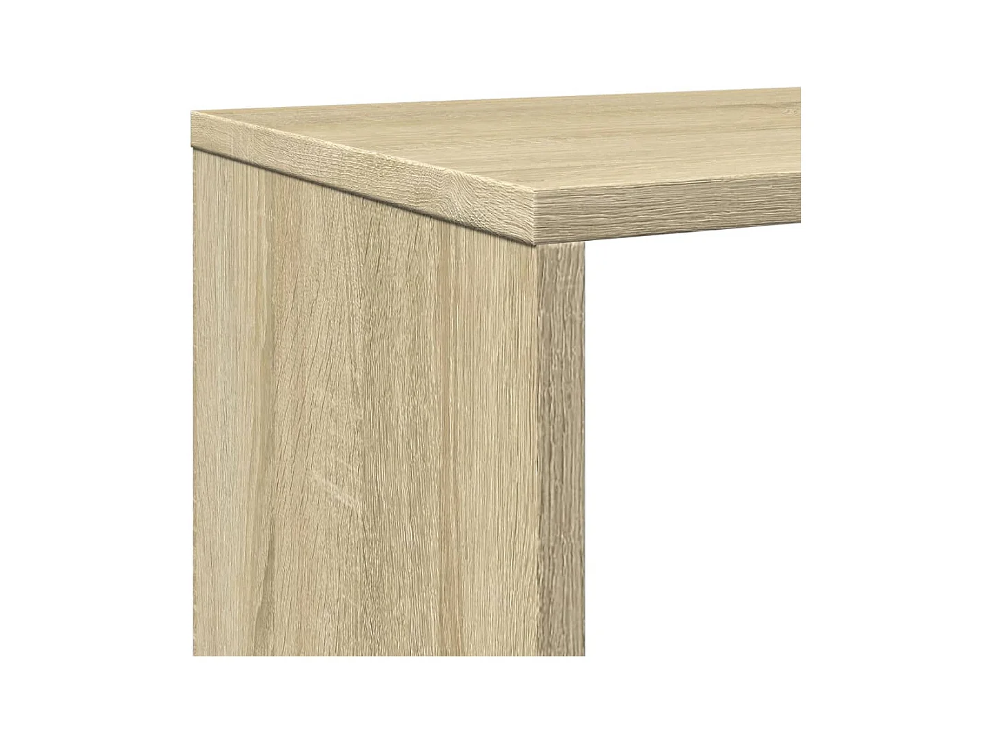 Estante 132x29x141,5 cm derivados madeira cor carvalho sonoma