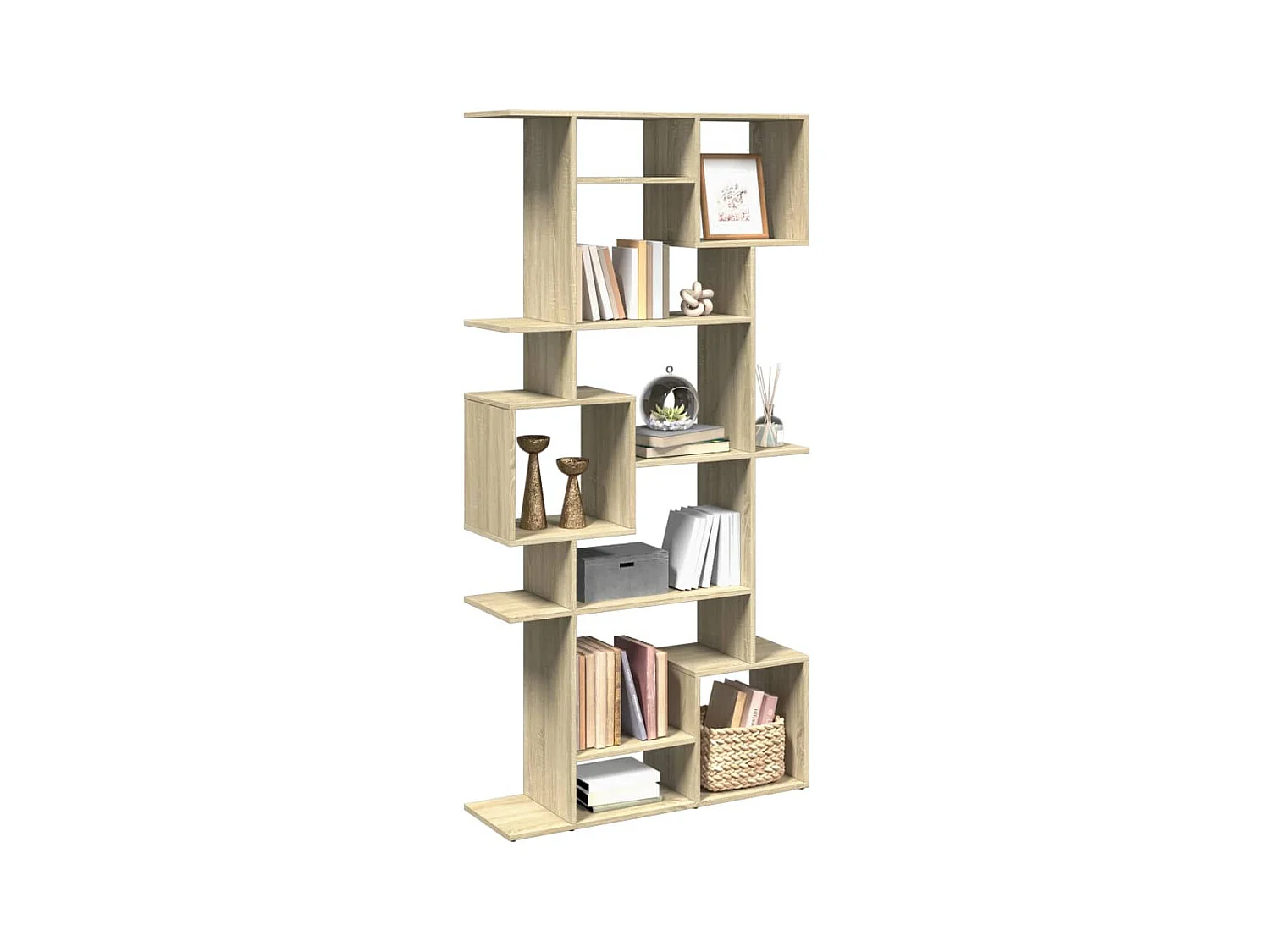 Bücherregal Sonoma-Eiche 92x29x188 cm Holzwerkstoff