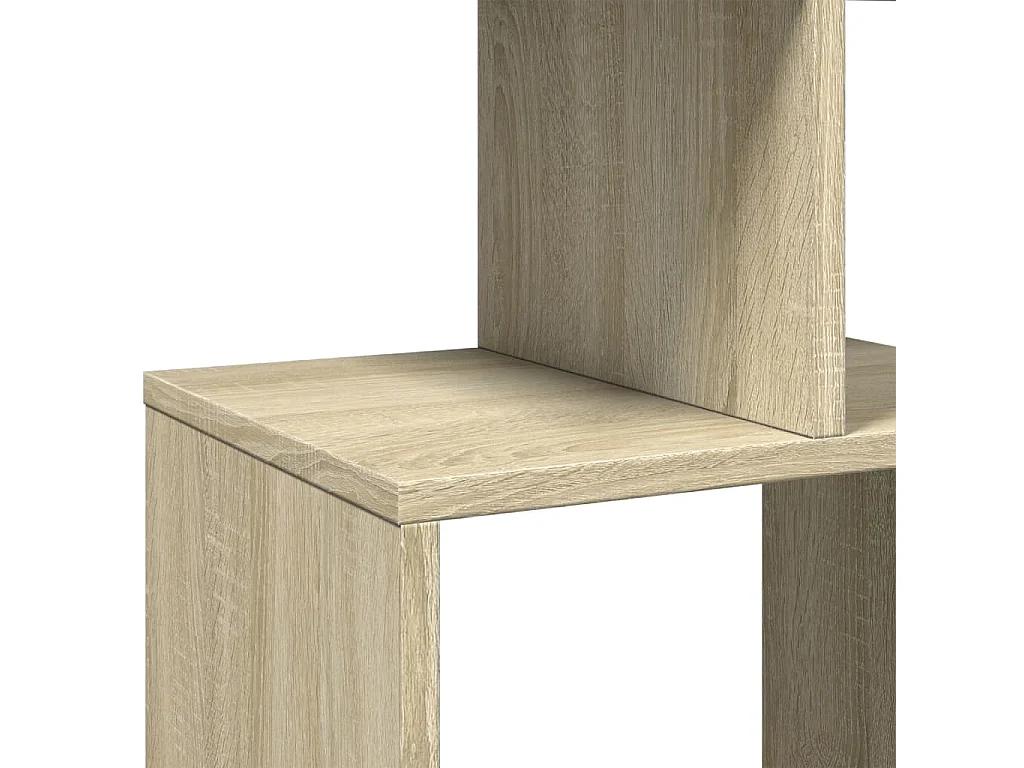 Bibliothèque chêne sonoma 92x29x188 cm bois d'ingénierie