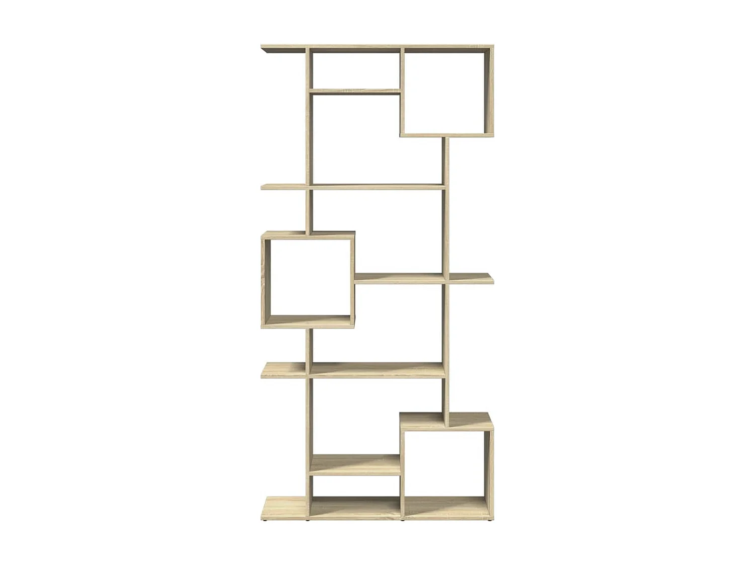 Boekenkast 92x29x188 cm bewerkt hout sonoma eikenkleurig
