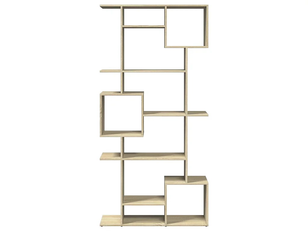 Bibliothèque chêne sonoma 92x29x188 cm bois d'ingénierie