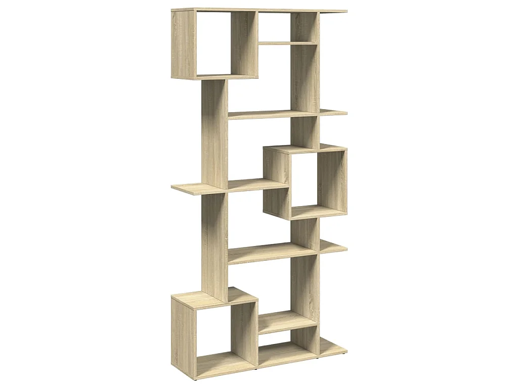 Bibliothèque chêne sonoma 92x29x188 cm bois d'ingénierie