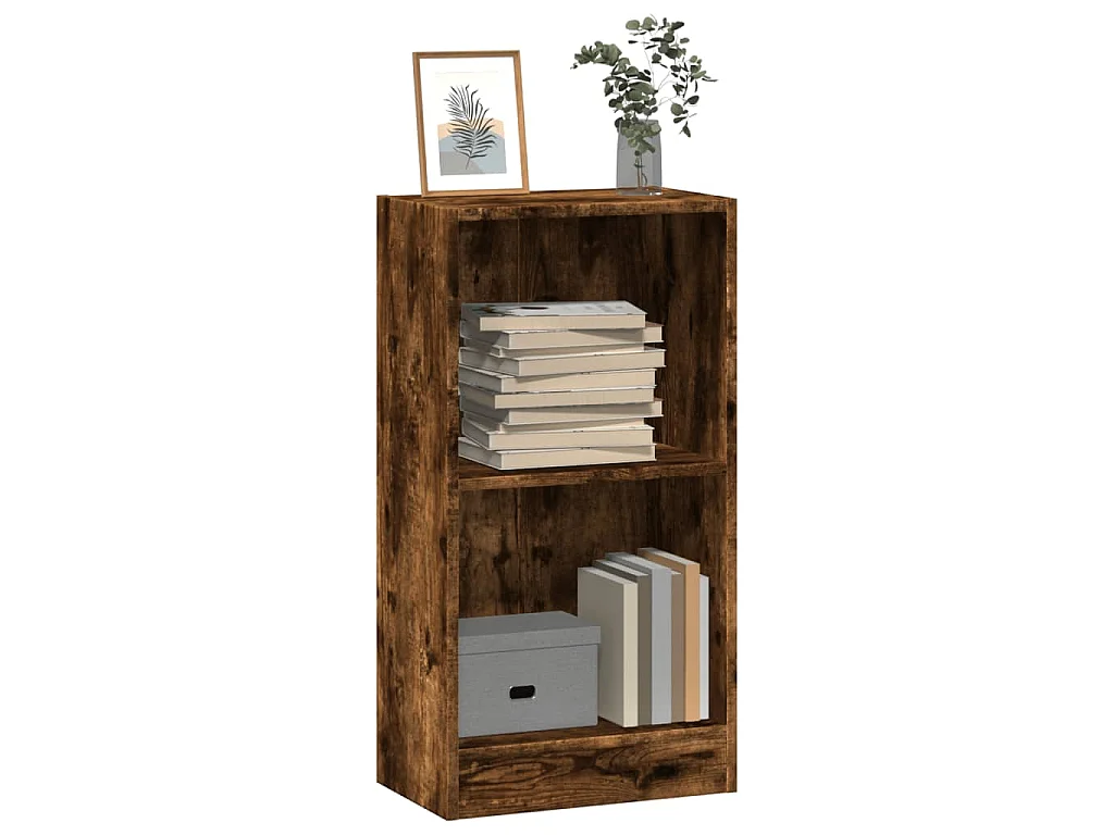 Libreria Rovere Fumo 40x24x76 cm in Truciolato