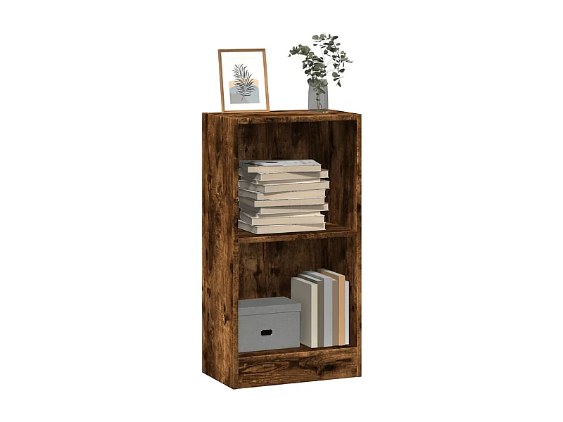 Bücherregal Räuchereiche 40x24x76 cm Holzwerkstoff