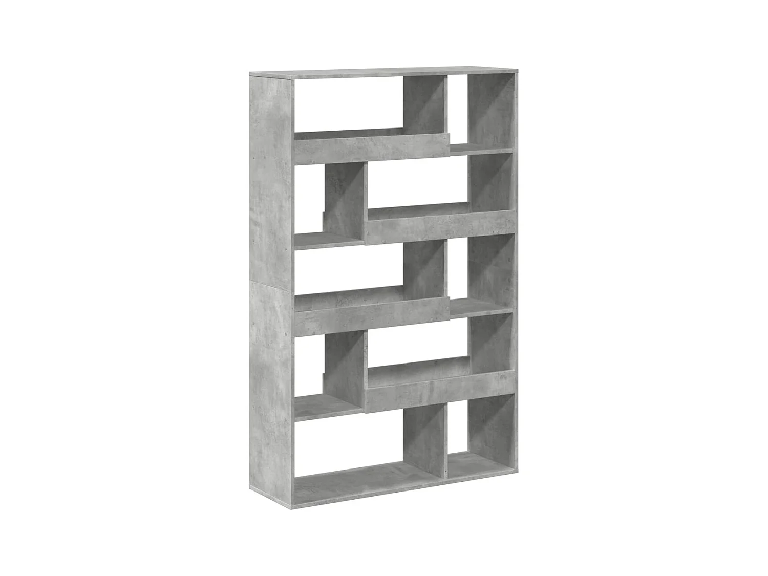 Bücherregal Betongrau 100x33x156,5 cm Holzwerkstoff