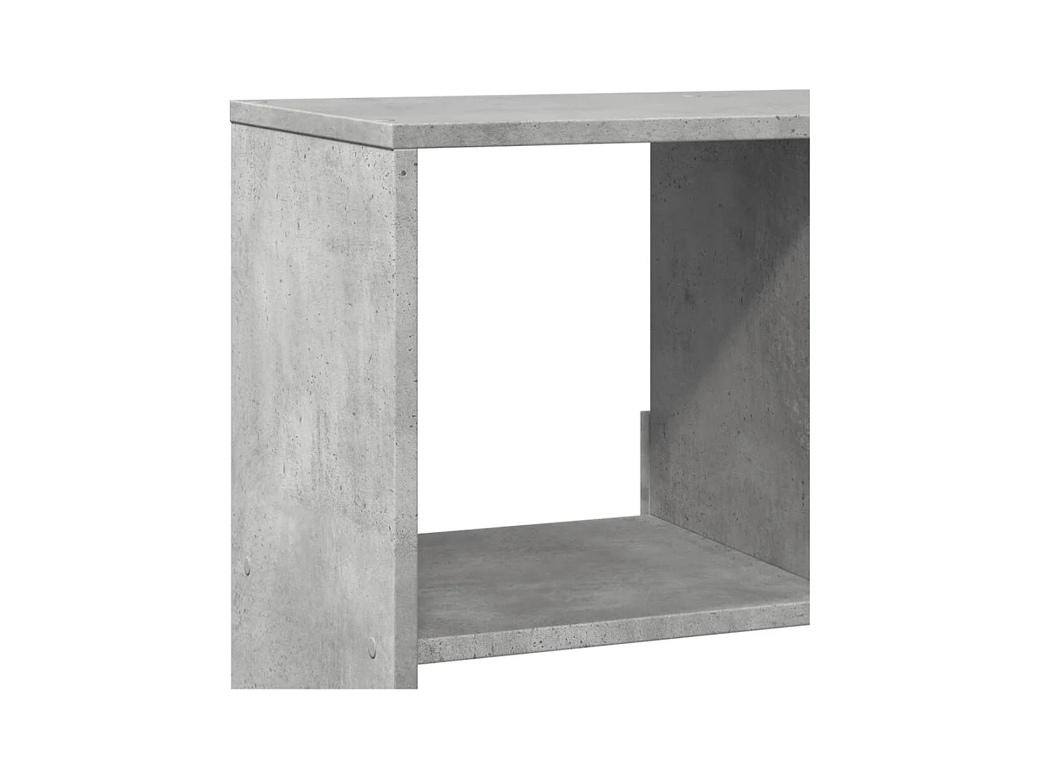 Bibliothèque gris béton 100x33x156,5 cm bois d'ingénierie