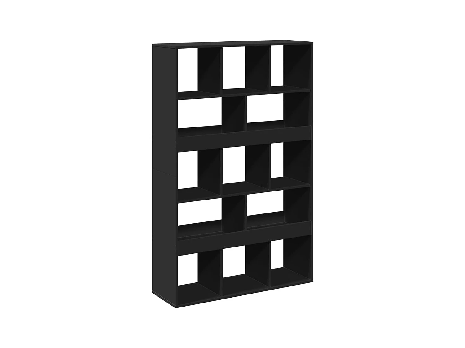 Bücherregal Schwarz 100x33x156,5 cm Holzwerkstoff