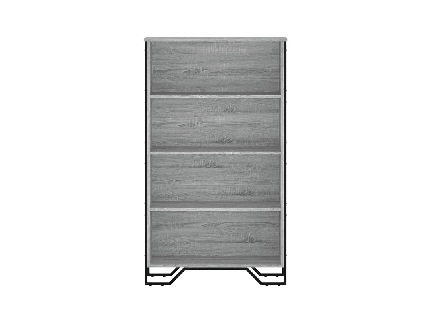 Libreria Grigio Sonoma 80x31x137,5 cm in Legno Multistrato