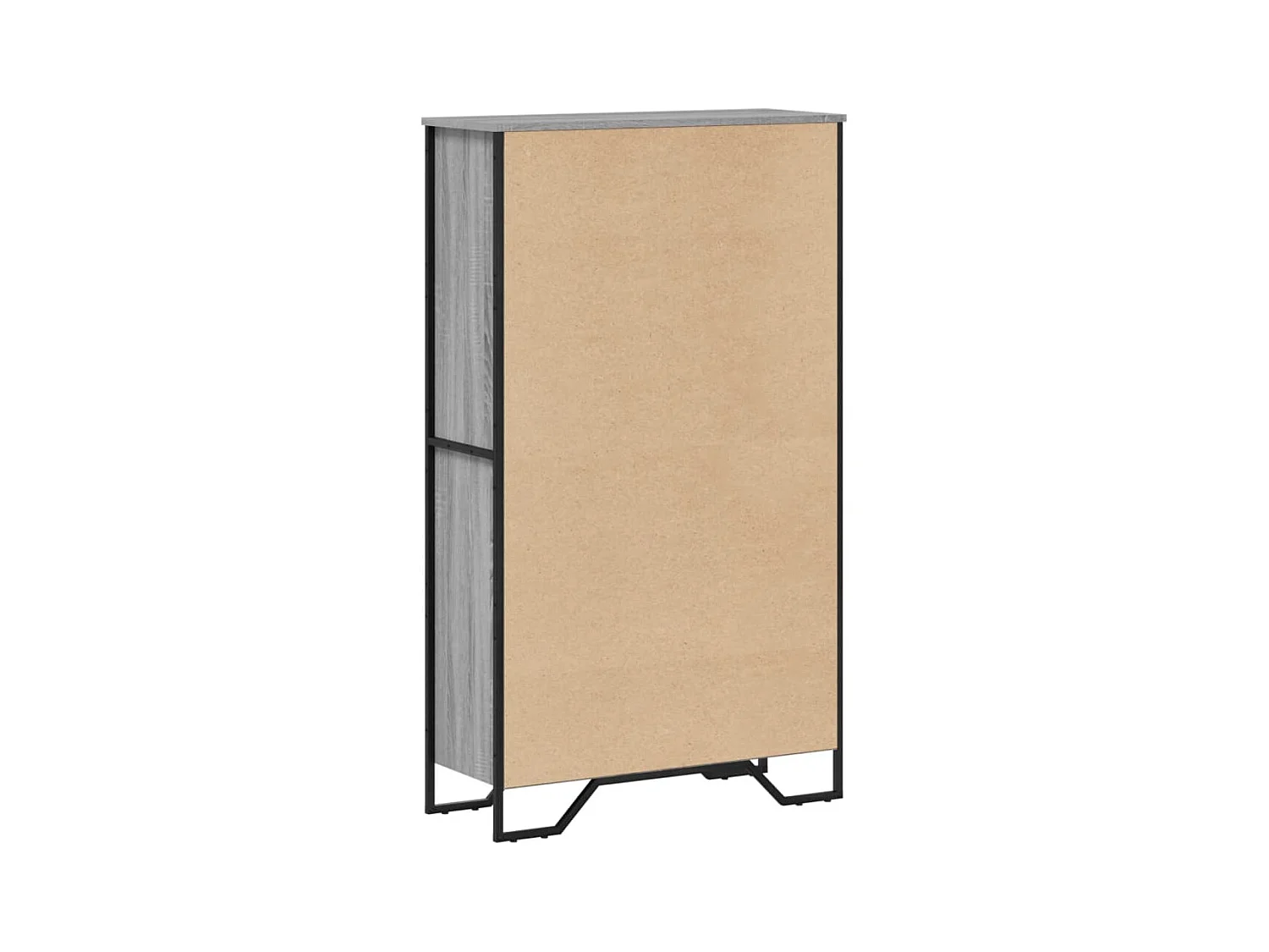Libreria Grigio Sonoma 80x31x137,5 cm in Legno Multistrato