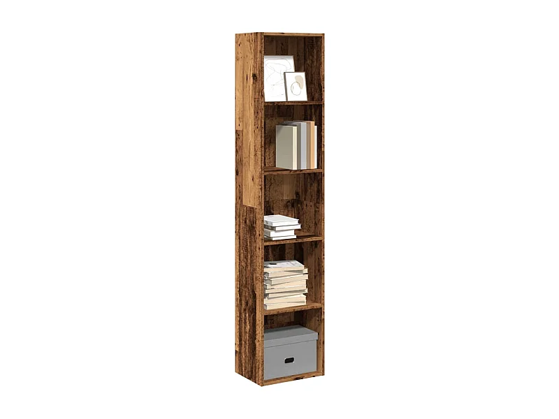 Bücherregal Altholz-Optik 40x30x189 cm Holzwerkstoff