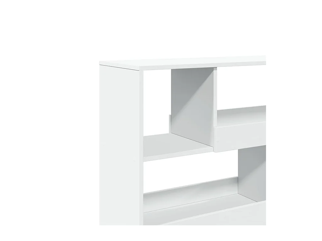 Bücherregal/Raumteiler Weiß 100x33x94,5 cm