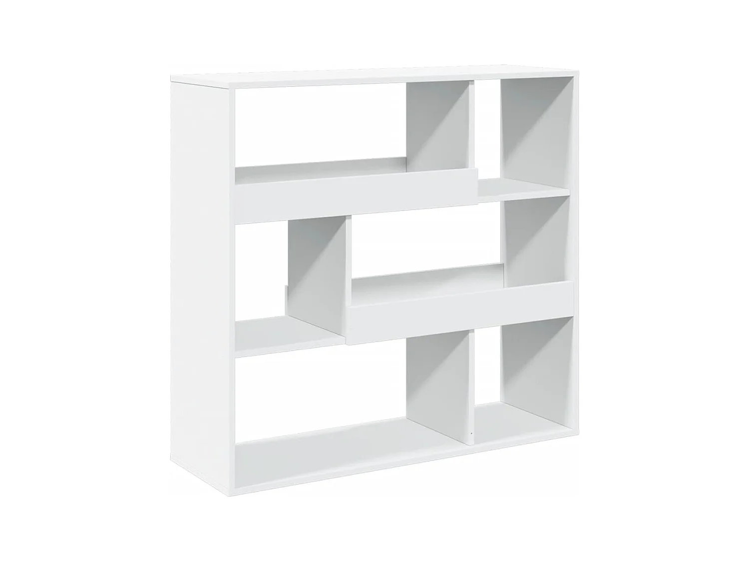 Bücherregal/Raumteiler Weiß 100x33x94,5 cm