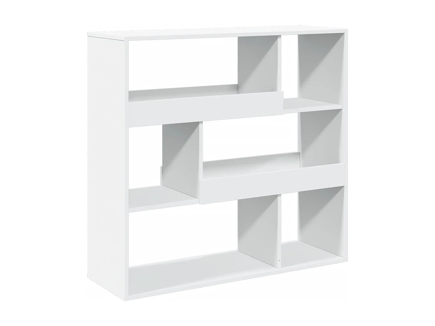 Bücherregal/Raumteiler Weiß 100x33x94,5 cm