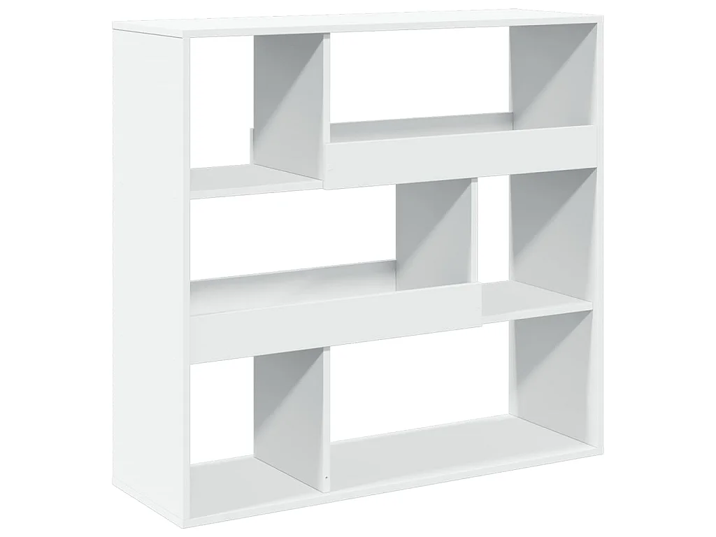 Bücherregal/Raumteiler Weiß 100x33x94,5 cm