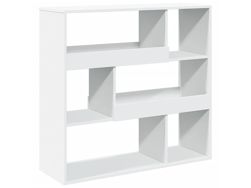Bücherregal/Raumteiler Weiß 100x33x94,5 cm