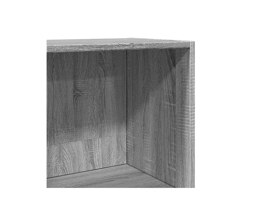 Libreria Grigio Sonoma 40x30x189 cm in Legno Multistrato