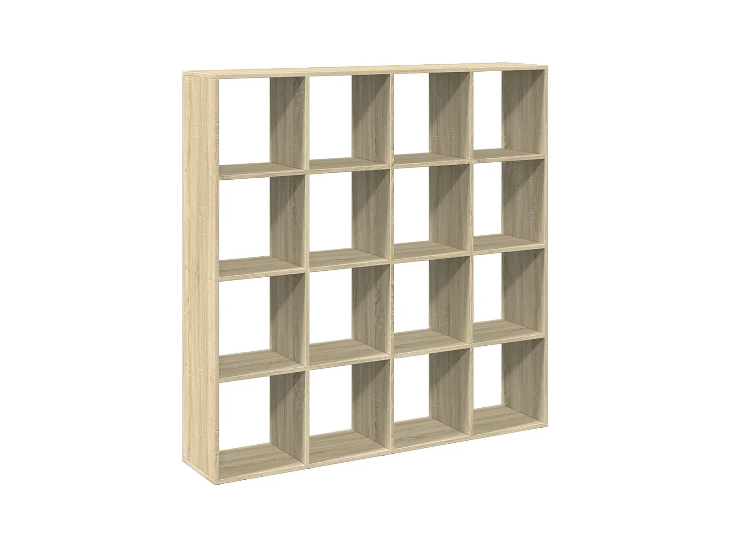 Bücherregal Sonoma-Eiche 137,5x29x137,5 cm Holzwerkstoff