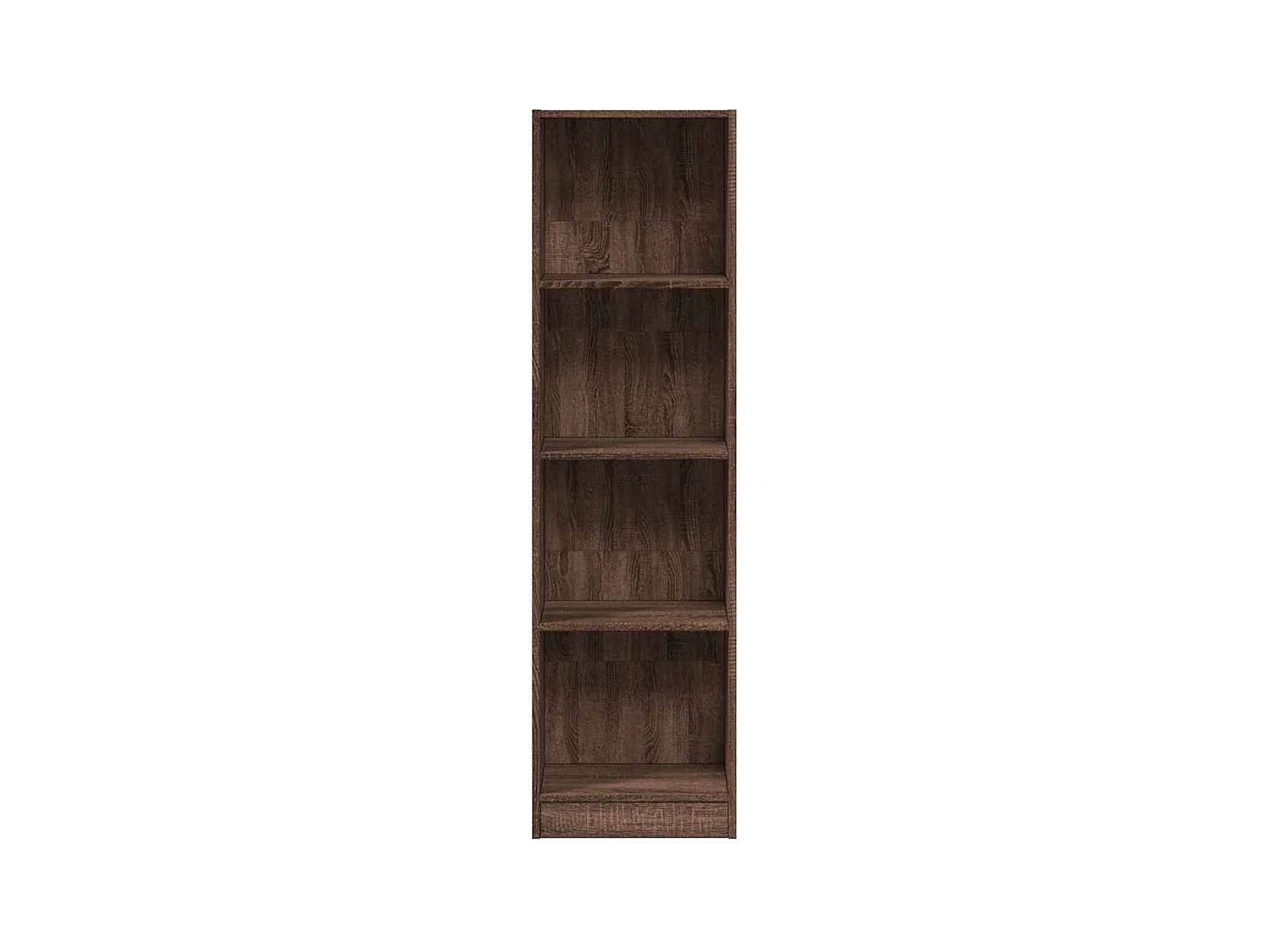 Bücherregal Braun Eichen-Optik 40x24x143 cm Holzwerkstoff