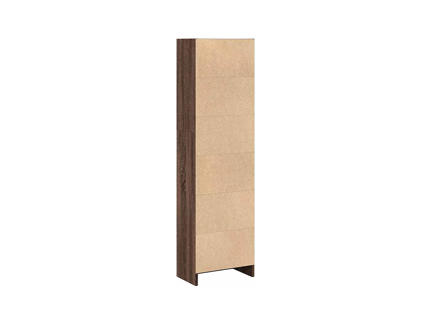 Bücherregal Braun Eichen-Optik 40x24x143 cm Holzwerkstoff