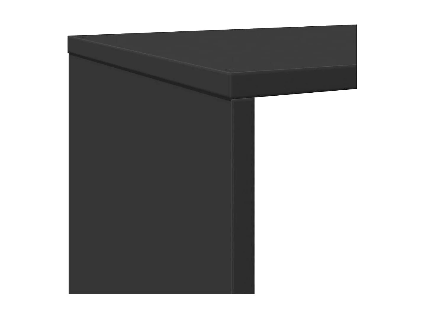 Estante 102x29x143 cm derivados de madeira preto