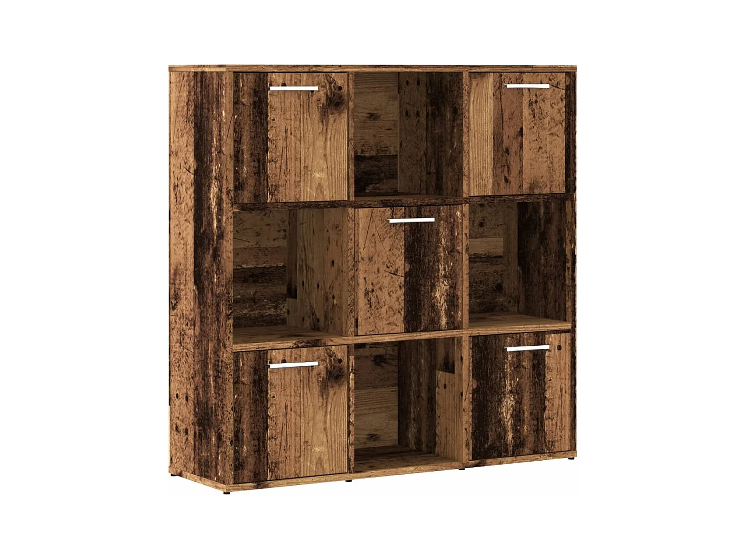 Bücherregal Altholz-Optik 90x28x90 cm Holzwerkstoff