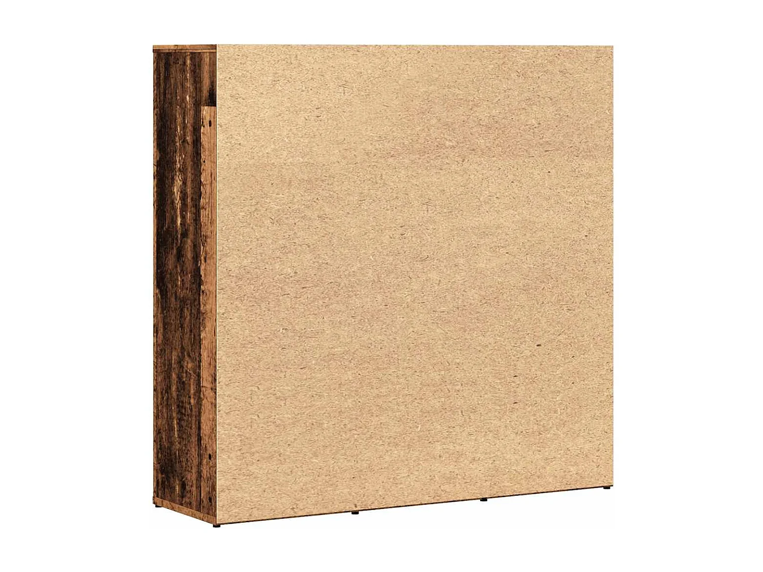 Bibliothèque vieux bois 90x28x90 cm bois d'ingénierie