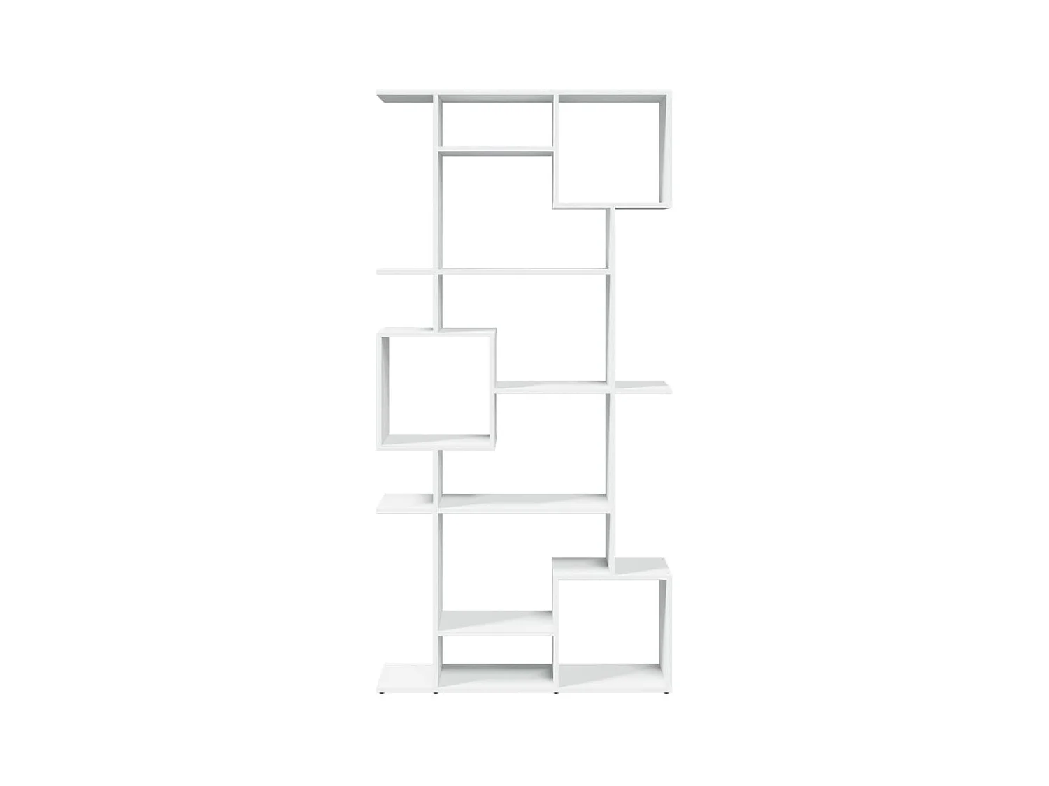 Bücherregal Weiß 92x29x188 cm Holzwerkstoff