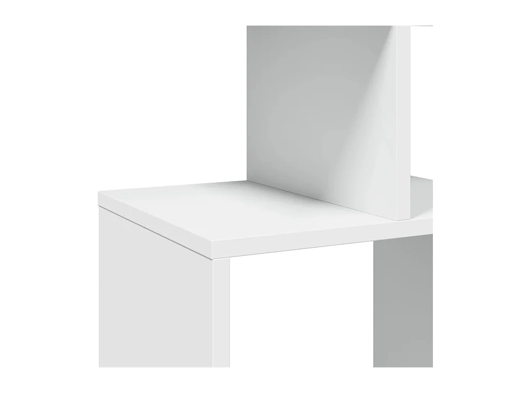 Bücherregal Weiß 92x29x188 cm Holzwerkstoff