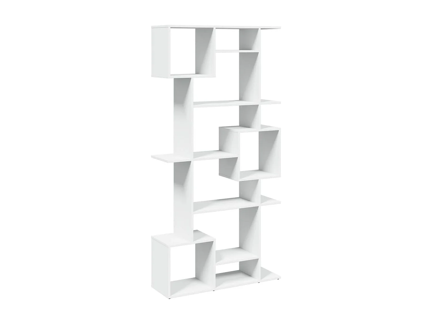 Bücherregal Weiß 92x29x188 cm Holzwerkstoff