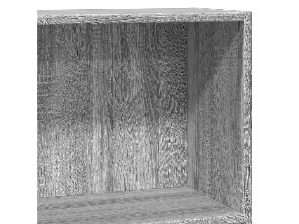 Bücherregal Grau Sonoma 80x30x77 cm Holzwerkstoff