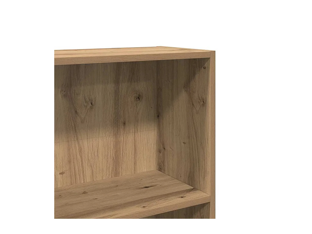 Libreria Rovere Artigianale 60x24x143 cm in Legno Multistrato