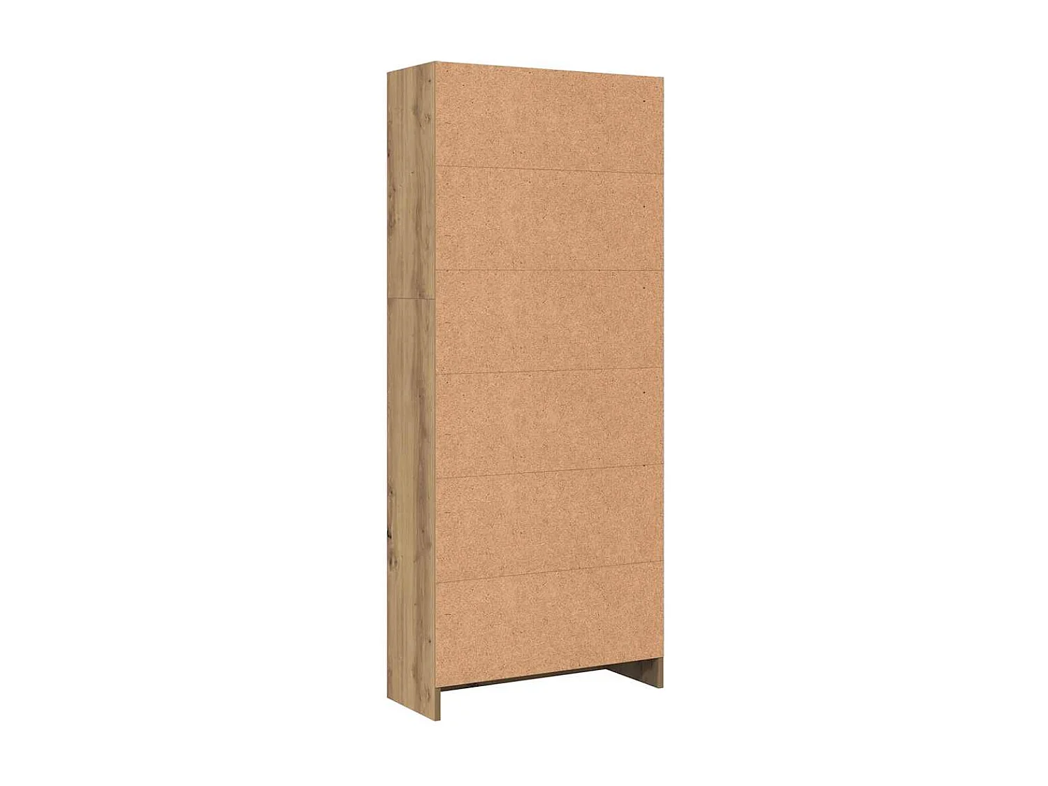 Bibliothèque chêne artisanal 60x24x143 cm bois d'ingénierie