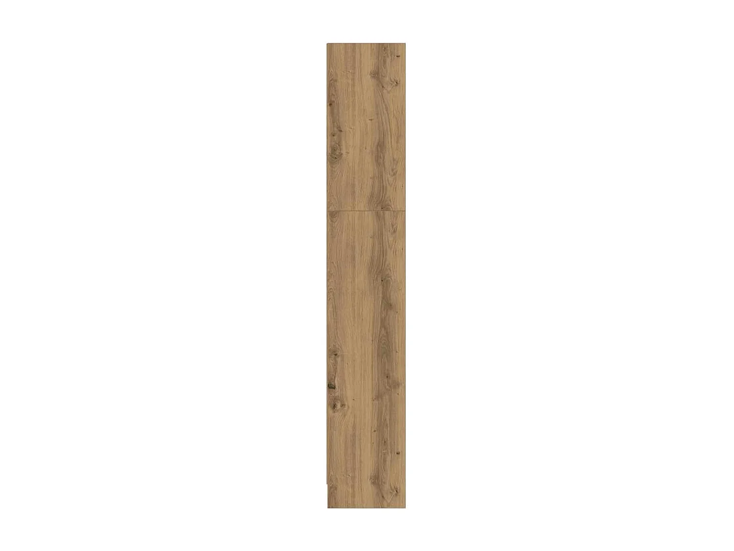 Bibliothèque chêne artisanal 60x24x143 cm bois d'ingénierie