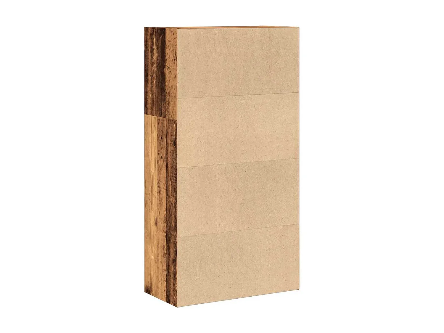 Estantería madera de ingeniería color envejecido 60x30x114 cm