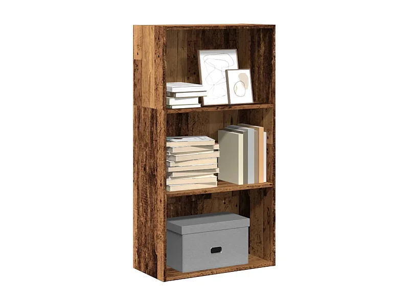 Bibliothèque vieux bois 60x30x114 cm bois d'ingénierie