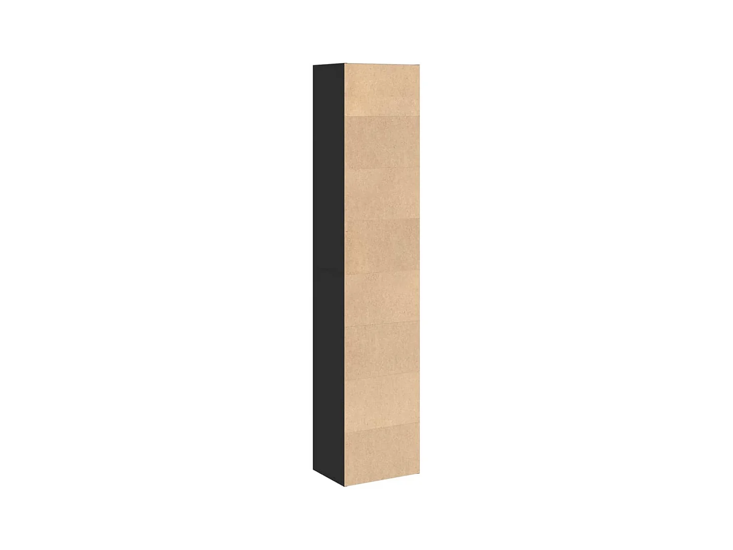 Bücherregal Schwarz 40x30x189 cm Holzwerkstoff