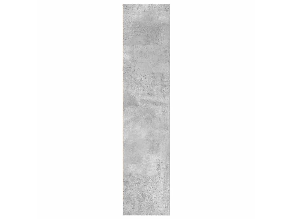 Boekenkast 80x24x109 cm bewerkt hout betongrijs