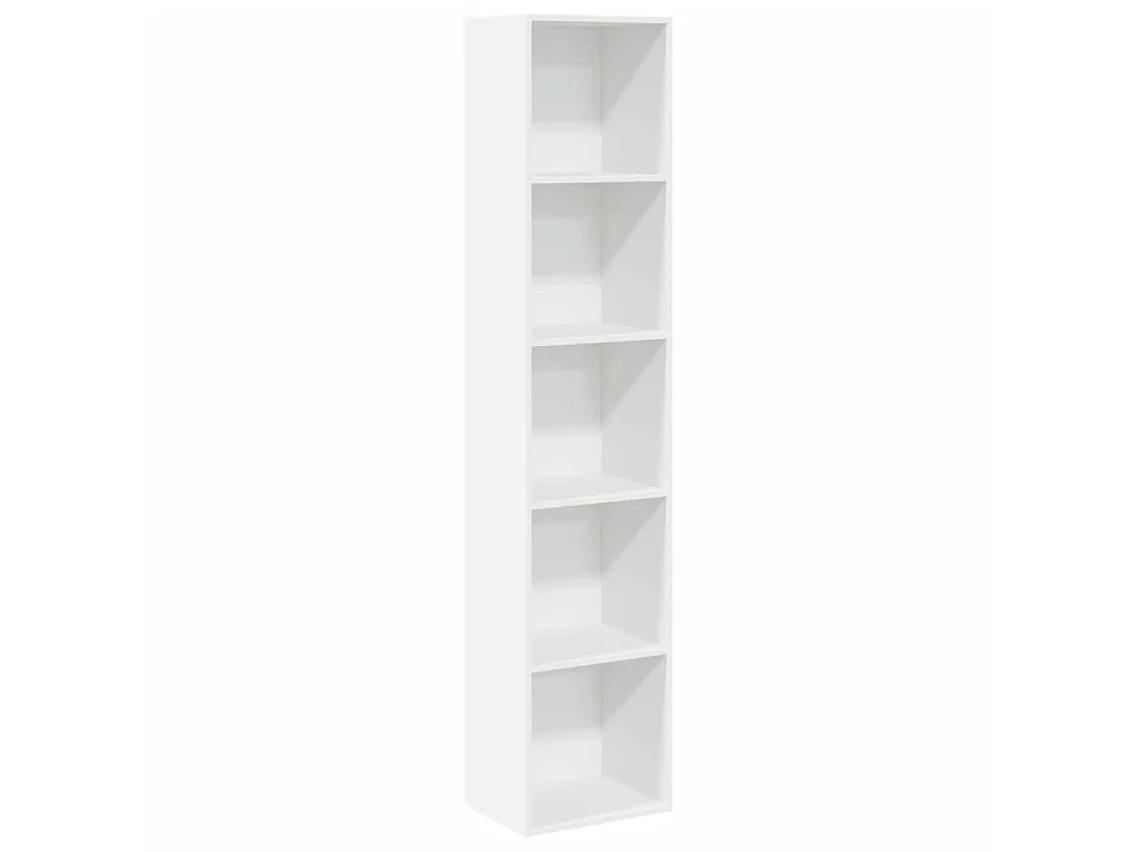 Bibliothèque blanc 40x30x189 cm bois d'ingénierie
