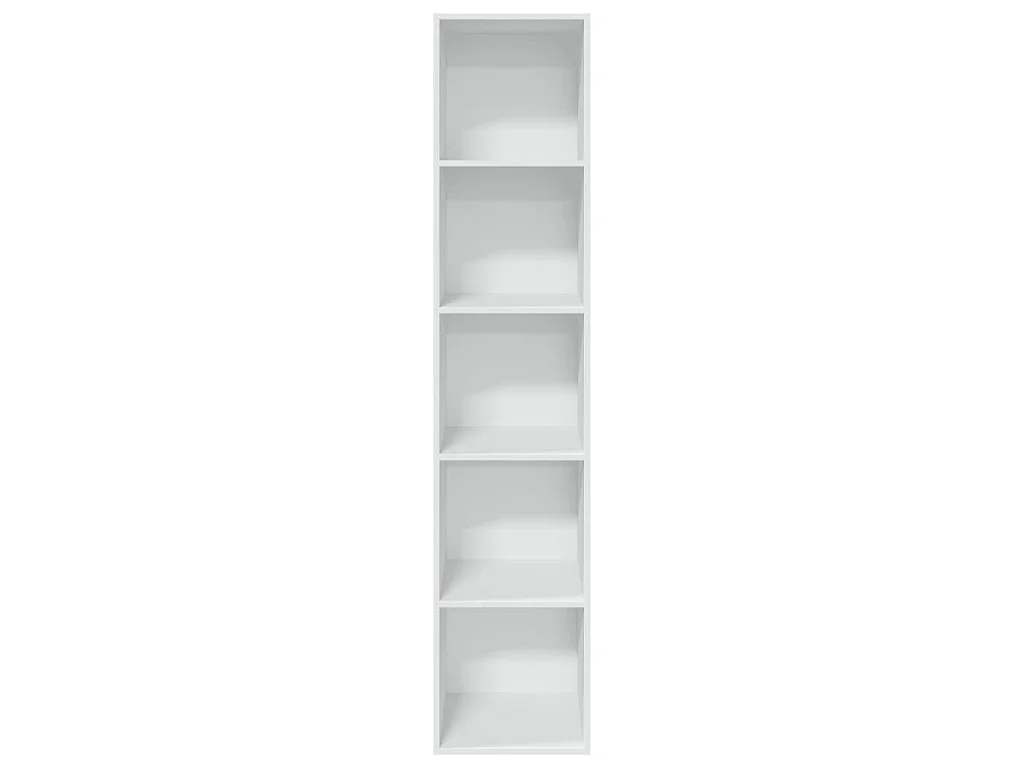 Bibliothèque blanc 40x30x189 cm bois d'ingénierie