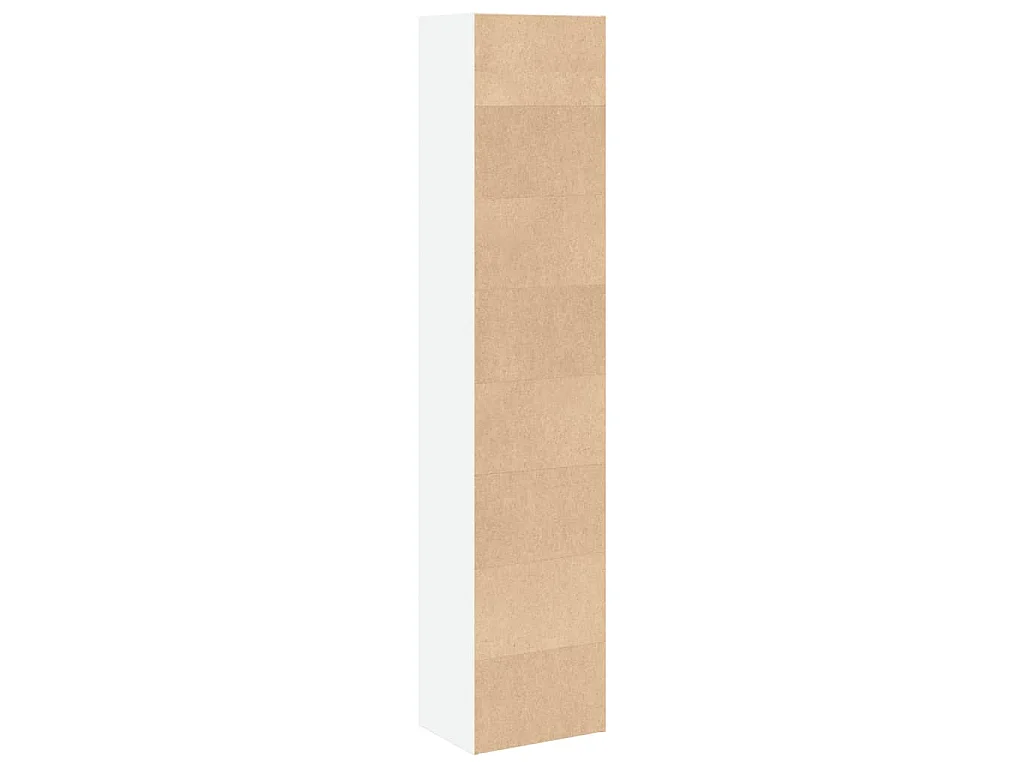 Bibliothèque blanc 40x30x189 cm bois d'ingénierie