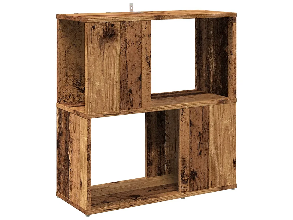 Libreria Legno Antico 60x24x63 cm in Legno Multistrato