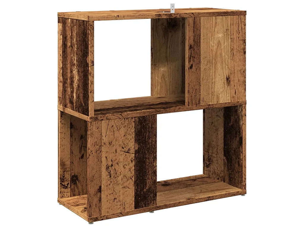 Libreria Legno Antico 60x24x63 cm in Legno Multistrato