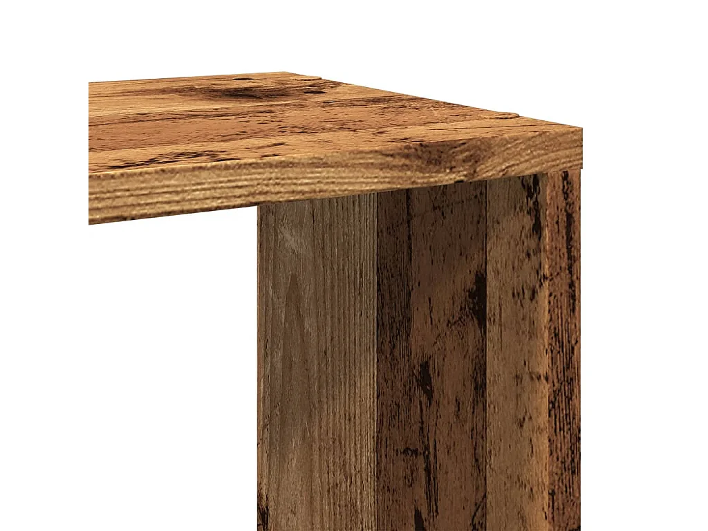 Libreria Legno Antico 60x24x63 cm in Legno Multistrato