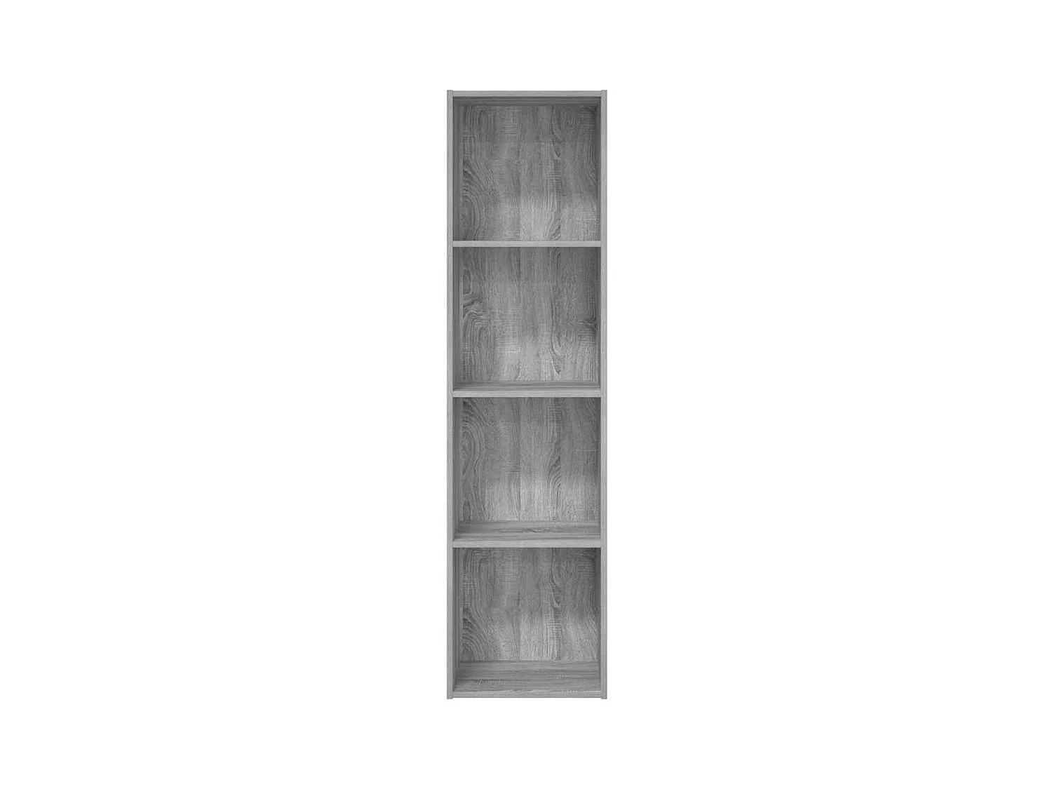 Bücherregal Grau Sonoma 40x30x152 cm Holzwerkstoff