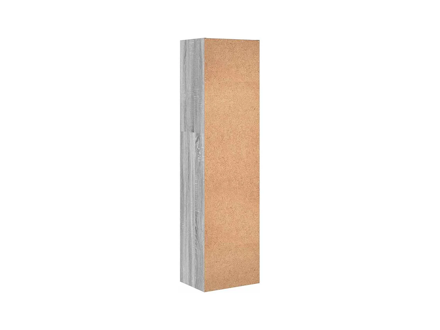 Bücherregal Grau Sonoma 40x30x152 cm Holzwerkstoff