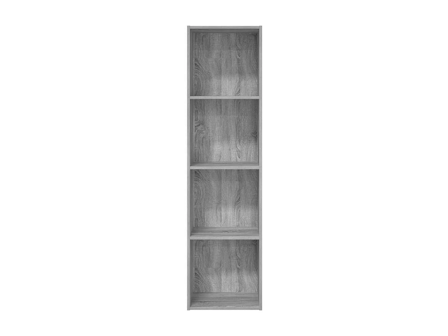 Bücherregal Grau Sonoma 40x30x152 cm Holzwerkstoff
