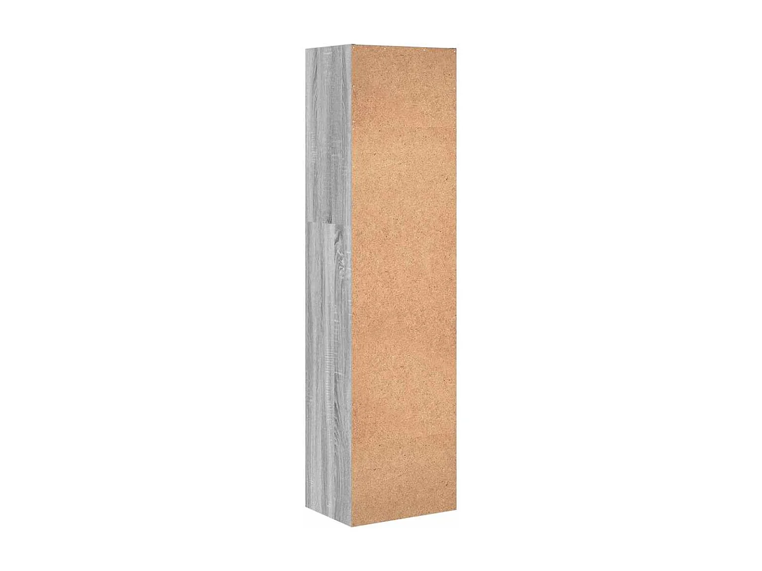 Bücherregal Grau Sonoma 40x30x152 cm Holzwerkstoff